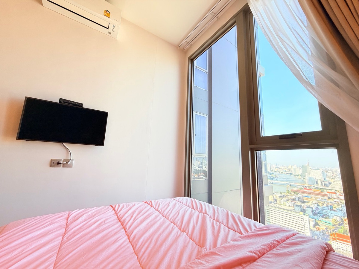 ให้เช่าคอนโดสาทร นราธิวาส : 55k !!🌟 ให้เช่า Rhythm เจริญกรุง พาวิลเลี่ยน | 2 ห้องนอน 2 ห้องน้ำ | 74 ตร.ม. | ชั้น 36 | ห้องวิวแม่น้ำเจ้าพระยา | คอนโดหรูริมแม่น้ำ