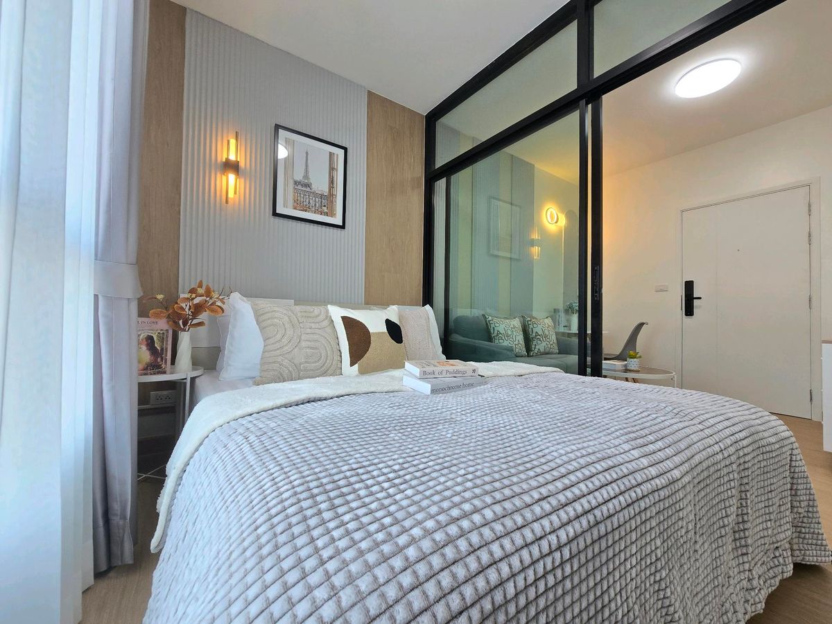 For RentCondoRama 2, Bang Khun Thian : 《Rent》 8,500 New fir with a beautiful corner room on the 5th floor