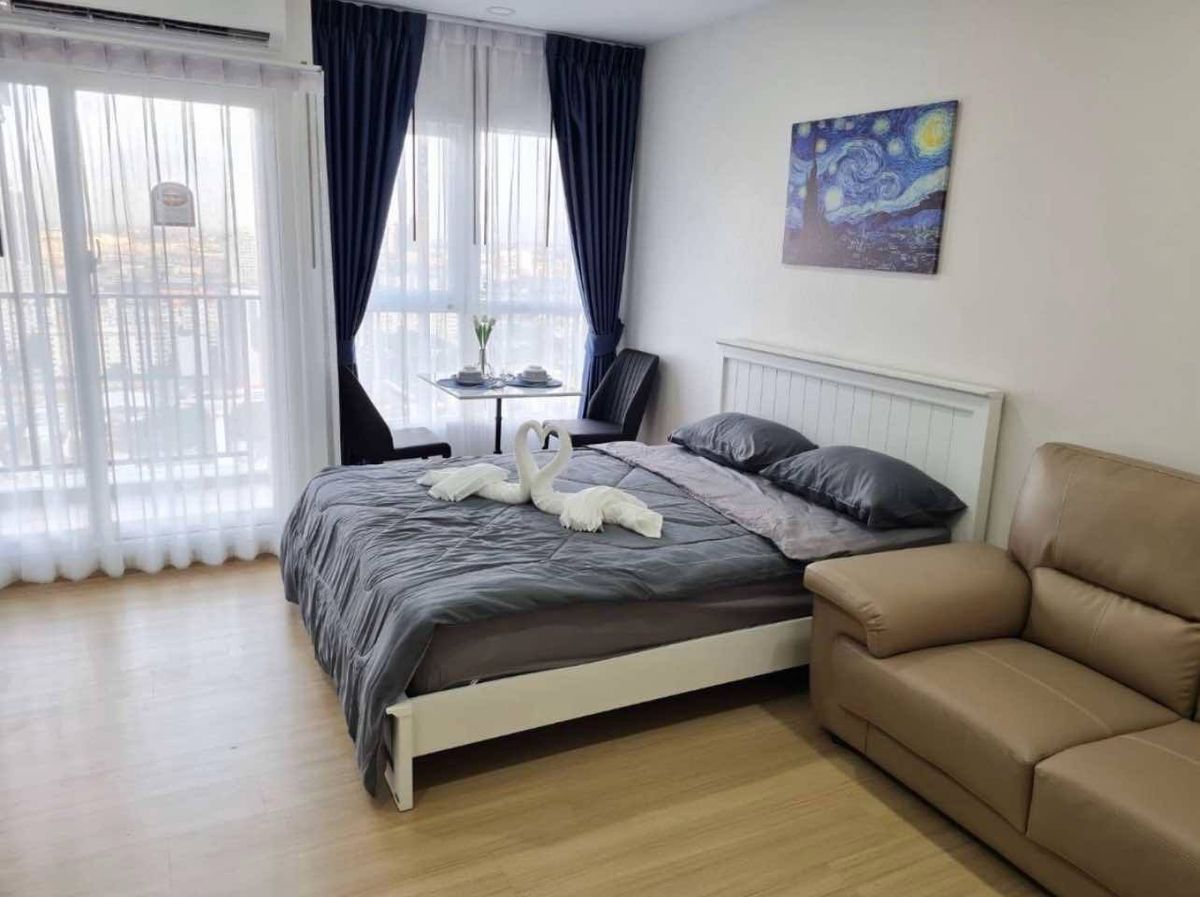 For RentCondoRamkhamhaeng, Hua Mak : Beautiful room, new room, ready to make an appointment to see the beautiful view room.