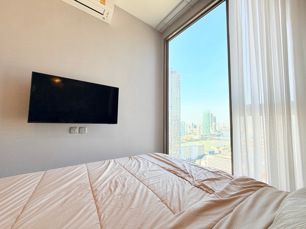 ให้เช่าคอนโดสาทร นราธิวาส : 55k !!🌟 ให้เช่า Rhythm เจริญกรุง พาวิลเลี่ยน | 2 ห้องนอน 2 ห้องน้ำ | 74 ตร.ม. | ชั้น 36 | ห้องวิวแม่น้ำเจ้าพระยา | คอนโดหรูริมแม่น้ำ