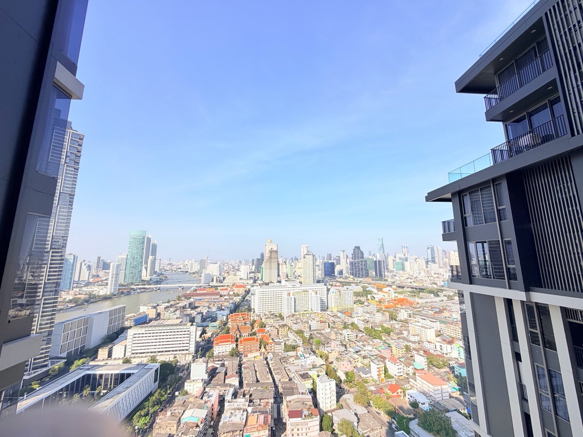 ให้เช่าคอนโดสาทร นราธิวาส : 55k !!🌟 ให้เช่า Rhythm เจริญกรุง พาวิลเลี่ยน | 2 ห้องนอน 2 ห้องน้ำ | 74 ตร.ม. | ชั้น 36 | ห้องวิวแม่น้ำเจ้าพระยา | คอนโดหรูริมแม่น้ำ