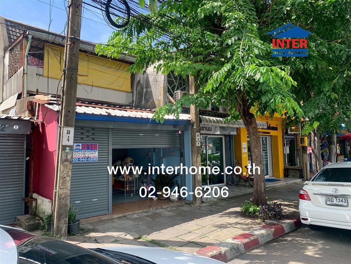 For SaleShop HouseNawamin, Ramindra : 2 -storey commercial building 18.7 sq.w. Commercial building near Araini Mall Near Suan Siam Intersection, Suan Siam Road, Ram Inthra Road, Kannayao District, Bangkok