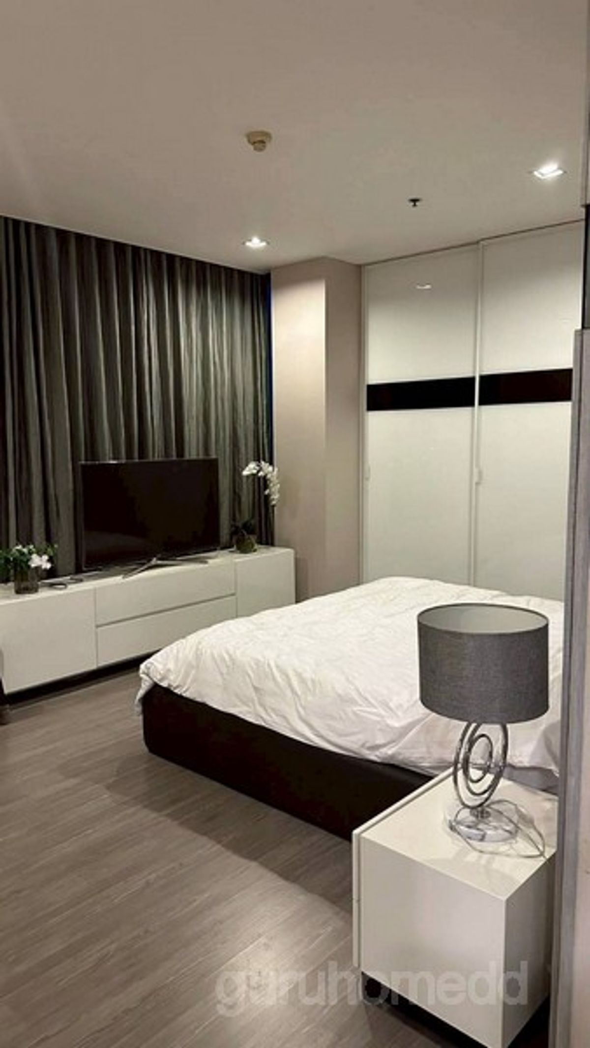 For RentCondoSukhumvit, Asoke, Thonglor : Condo for rent, Nusasiri Grand Sukhumvit 42, Renovate room, 123 sqm, 2 bedrooms, 2 bathrooms, 23 floors, building A BTS Ekkamai - GHD000648R