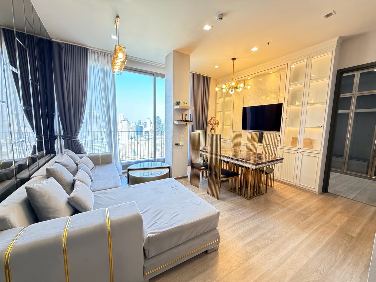 For RentCondoSathorn, Narathiwat : 55k!!🌟 For Rent: Rhythm Charoenkrung Pavilion | 2 Bedrooms 2 Bathrooms | 74 sqm | Floor 36 | River View