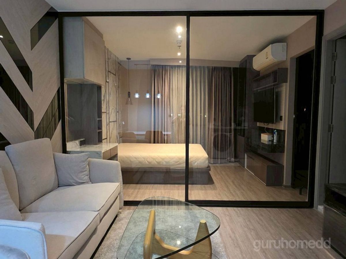 For RentCondoSukhumvit, Asoke, Thonglor : Rent a condo Rit, Ekkamai, room, size 35 sqm, 14th floor, near BTS Ekkamai, a complete room with GHD000649R