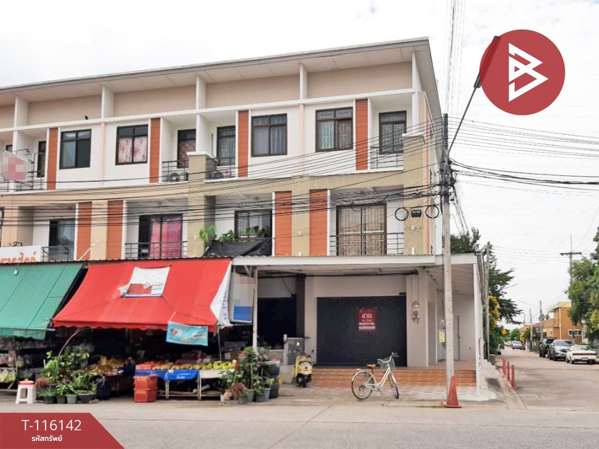 For SaleShop HousePattaya, Bangsaen, Chonburi : Commercial building for sale Family City Village, Chon Buri ready to stay