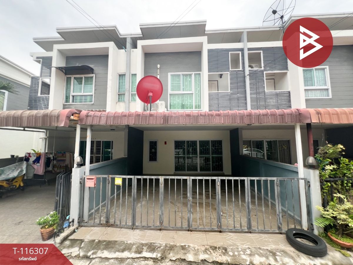 For SaleTownhomePattaya, Bangsaen, Chonburi : Townhouse for sale Arin Siri At Sukhumvit Saen Suk Village, Chon Buri, ready to stay