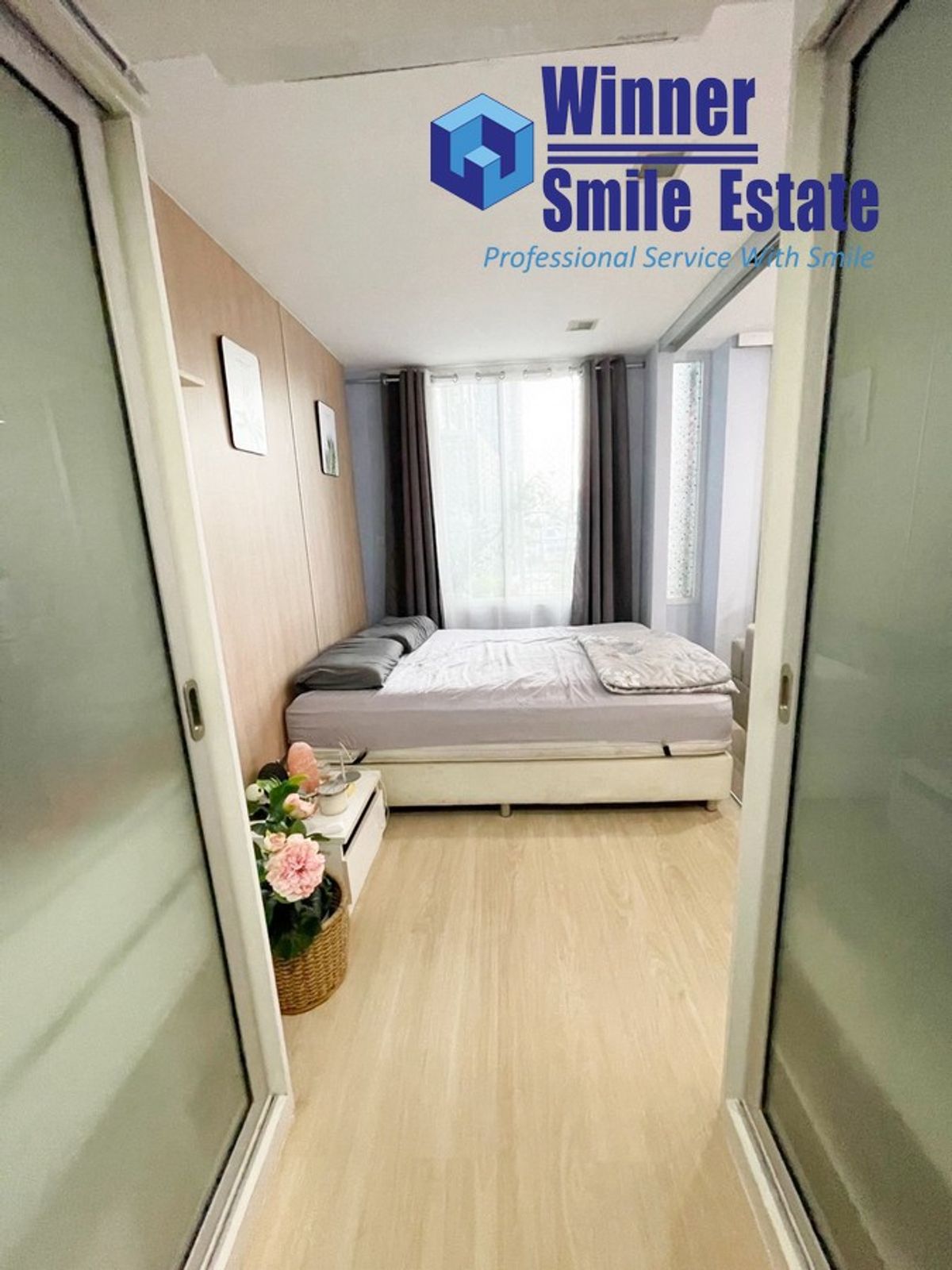 For SaleCondoRatchadapisek, Huaikwang, Suttisan : For sale, ready-to-move-in condo, 32 sq m, 5th floor, The Colory Vivid project, 300 m from MRT Huai Khwang