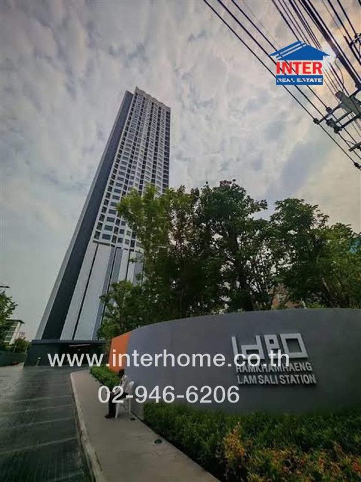 For SaleCondoSeri Thai, Ramkhamhaeng Nida : Condominium 32.12 sq.m. Ide O Ramkhamhaeng-Lamsalee Station, Soi Ramkhamhaeng 89/3, Ramkhamhaeng Road, Srinakarin Road, Lat Phrao Road, Bang Kapi District, Bangkok