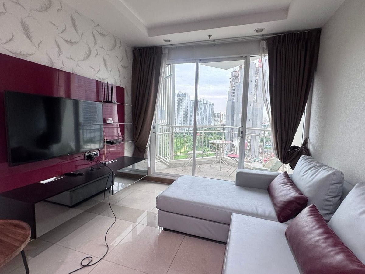 For RentCondoRama9, Petchburi, RCA : 💗Supalai Wellington Size 88 sq.m., Floor 11, with 2B2B with private parking. Northern Balcony 💗