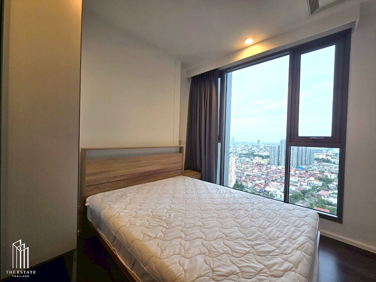 ให้เช่าคอนโดอ่อนนุช อุดมสุข : For rent Whizdom Inspire Sukhumvit ห้องชั้นสูง ทิศใต้ลมดีได้วิวโล่ง ใกล้ BTS ปุณณวิถี @20,000 Baht