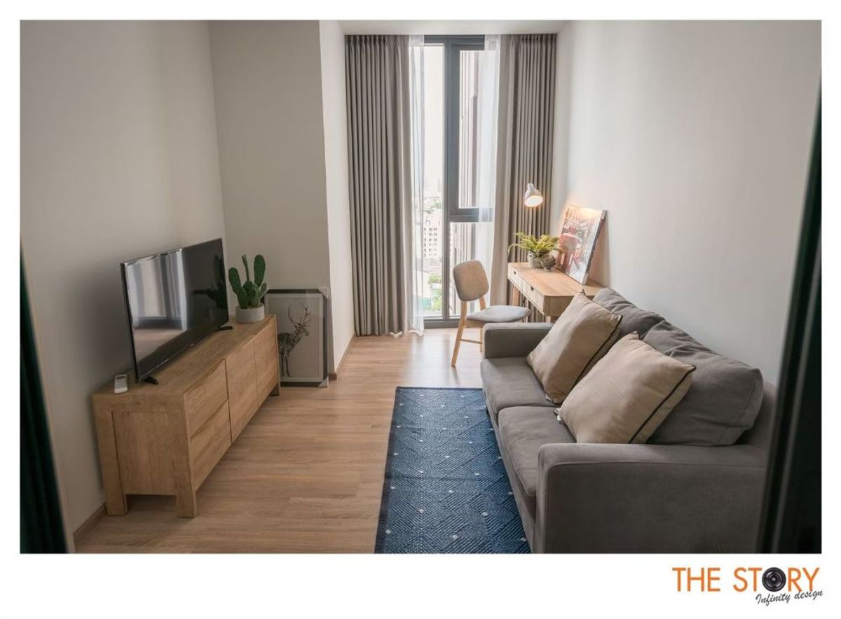 For SaleCondoSapankwai,Jatujak : Condo for sale, The Line Phahon-Pradiphat, 15th floor, swimming pool view Complete furniture, ready to stay in a good location near BTS Saphan Khwai