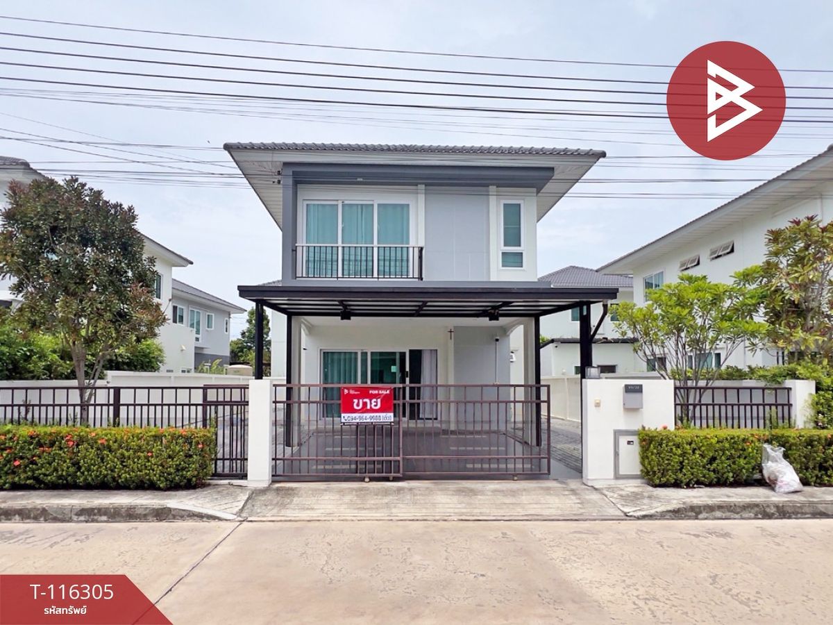 For SaleHouseSamut Prakan,Samrong : House for sale Palm Ville Theparak Village, Samut Prakan