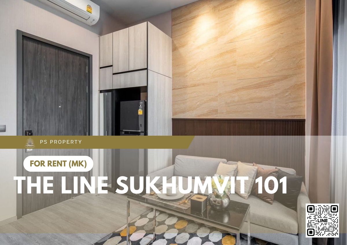 ให้เช่าคอนโดอ่อนนุช อุดมสุข : ให้เช่า ✨ THE LINE Sukhumvit 101 ✨ ใกล้ BTS ปุณณวิถี เฟอร์นิเจอร์ และ เครื่องใช้ไฟฟ้าครบ 