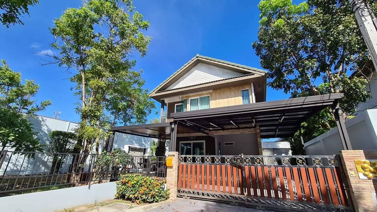 บ้านพระราม 2 บางขุนเทียน : ขายบ้าน Villaggio Rama 2 วิลลาจจิโอ พระราม 2 วิวดี ริมน้ำ2ฝั่ง สวนอังกฤษ น้ำตก บรรยากาศดี ลมดี เงียบสงบ โซลาเซลล์6.6k มีแบต 500Ah