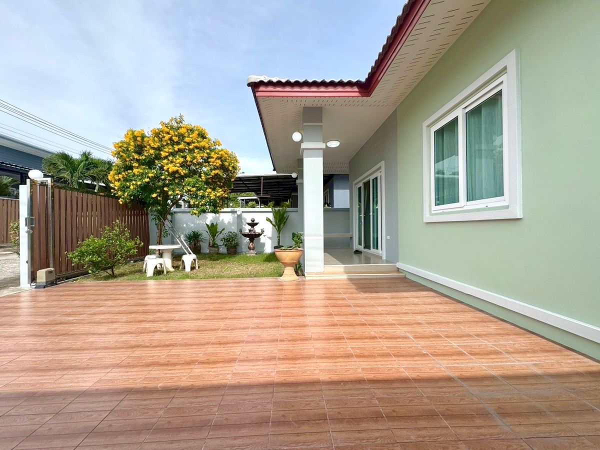 For SaleHousePattaya, Bangsaen, Chonburi : Single House 3Beds 2 Baths, Tung Klom Tan Mun, Pattaya