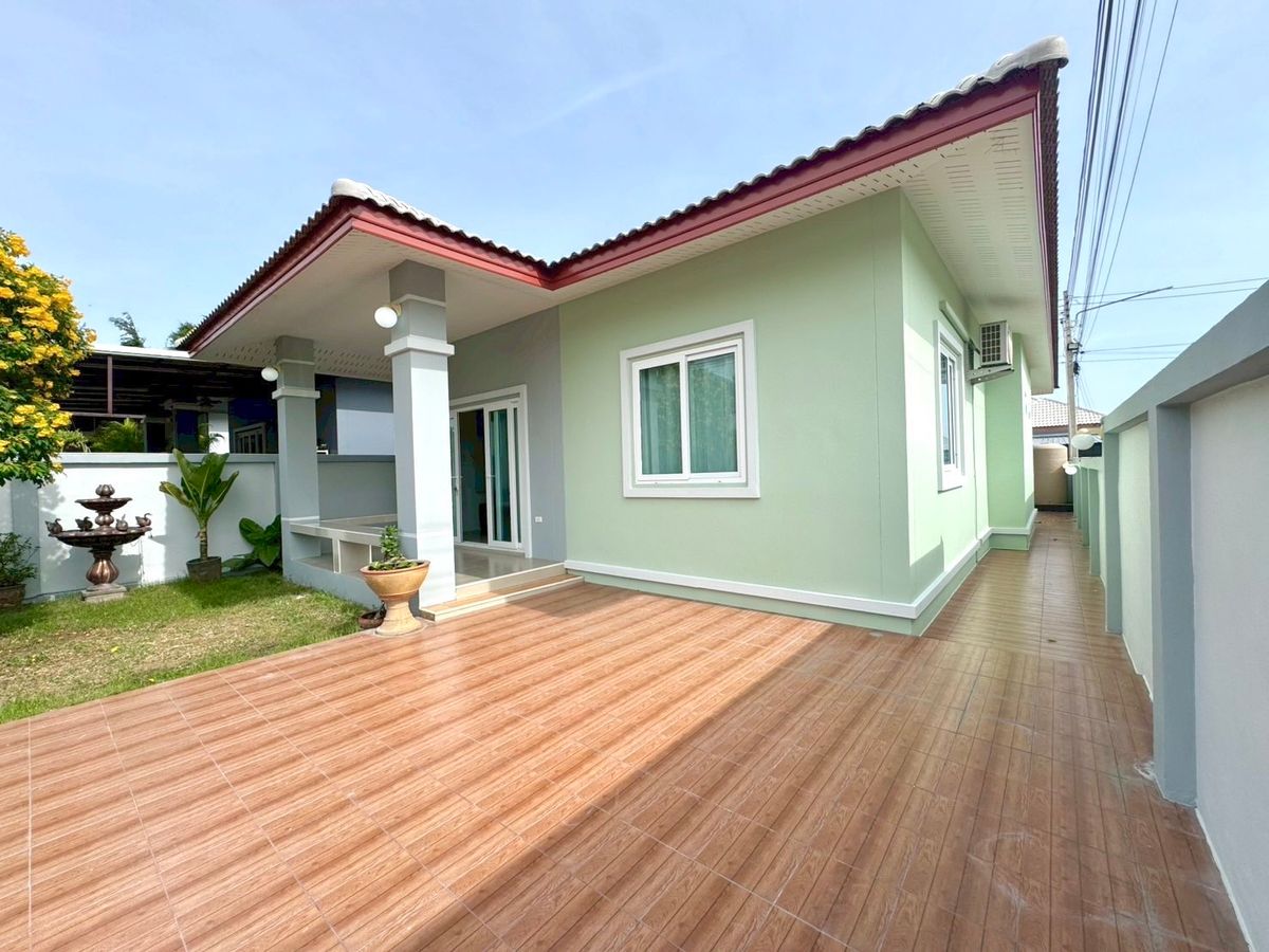 For SaleHousePattaya, Bangsaen, Chonburi : Single House 3Beds 2 Baths, Tung Klom Tan Mun, Pattaya