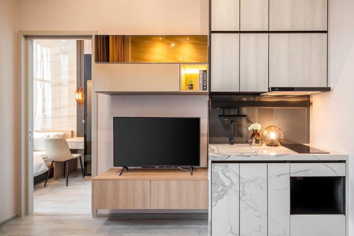 For RentCondoOnnut, Udomsuk : For rent ✨ THE LINE Sukhumvit 101 ✨ near BTS Punnawithi, complete with furniture and appliances