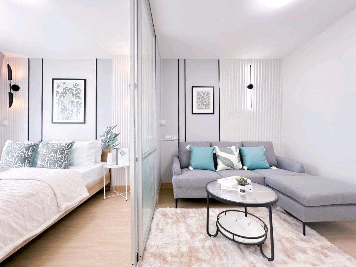For SaleCondoLadkrabang, Suwannaphum Airport : Condo installments correctly ((Lumphini Ville Onnut - Lat Krabang 𝟐)) People of Suvarnabhumi Airport, do not miss