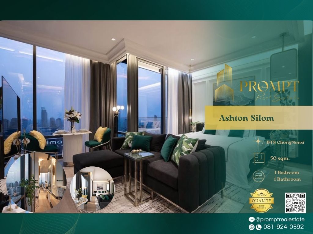 For RentCondoSilom, Saladaeng, Bangrak : AB05777 - Ashton Silom  :  แอชตัน สีลม - BTS ChongNonsi / BangkokChristianHospital MRT Samyan