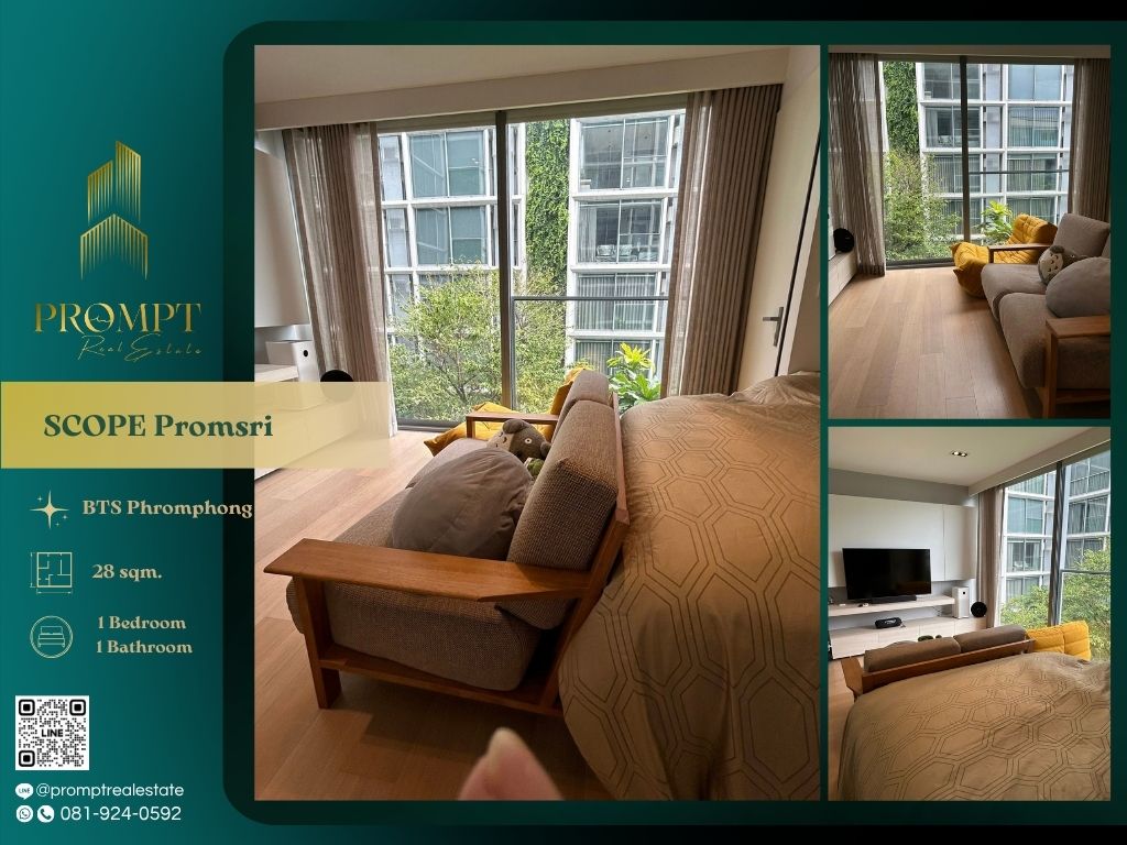 ให้เช่าคอนโดสุขุมวิท อโศก ทองหล่อ : ST13487 - SCOPE Promsri :  สโคป พร้อมศรี - Pet Friendly