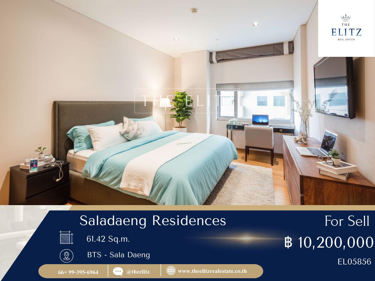 For SaleCondoSilom, Saladaeng, Bangrak : ✨ Luxury Hideaway in the heart of Sala Daeng Saladaeng Residences Design perfectly locked 😘