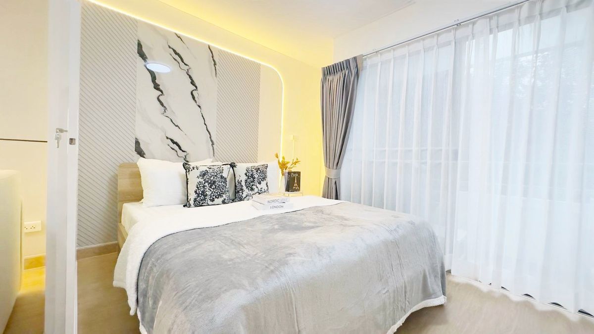 For SaleCondoOnnut, Udomsuk : 🌟 35 sqm wide rooms, newly decorated, ready to move in immediately! Ban Chom Dao On Nut 21🌟