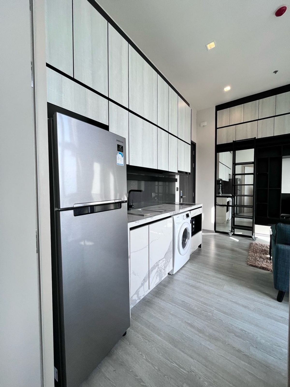 For RentCondoOnnut, Udomsuk : For rent 🔥 The line sukhumvit 101, high ceiling, 1 bedroom, 1 bathroom, book now 🔥