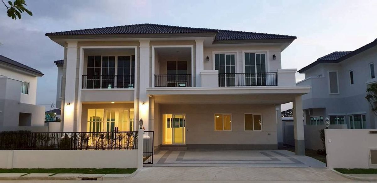 For RentHouseNawamin, Ramindra : Rent a detached house, Lad Darm Village, Chatuchot 15, Ban Mai Iam Never in!