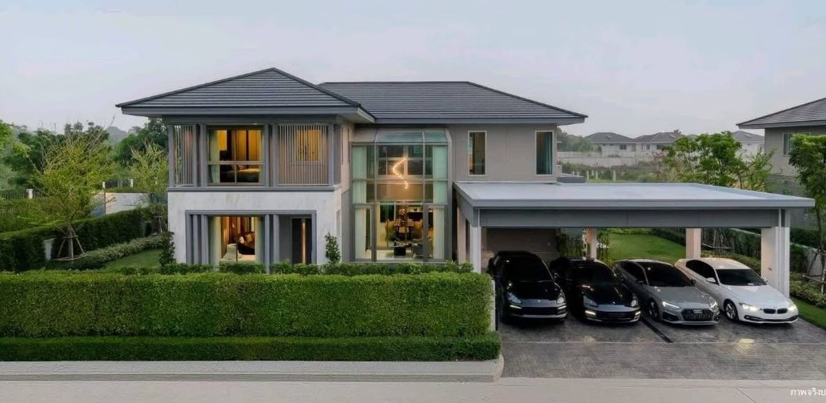 For SaleHouseLadkrabang, Suwannaphum Airport : P0012 For Sale! Luxurious Perfect Masterpiece Home in Rama 9