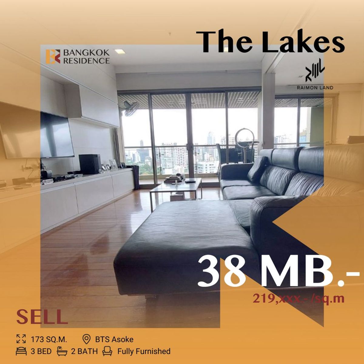 ขายคอนโดสุขุมวิท อโศก ทองหล่อ : 🔥Ultimate Luxury🔥 ราคาพิเศษ ‼️The Lakes คอนโดทำเลพรีเมียม ใจกลางอโศก ใกล้รถไฟฟ้า BTS อโศก