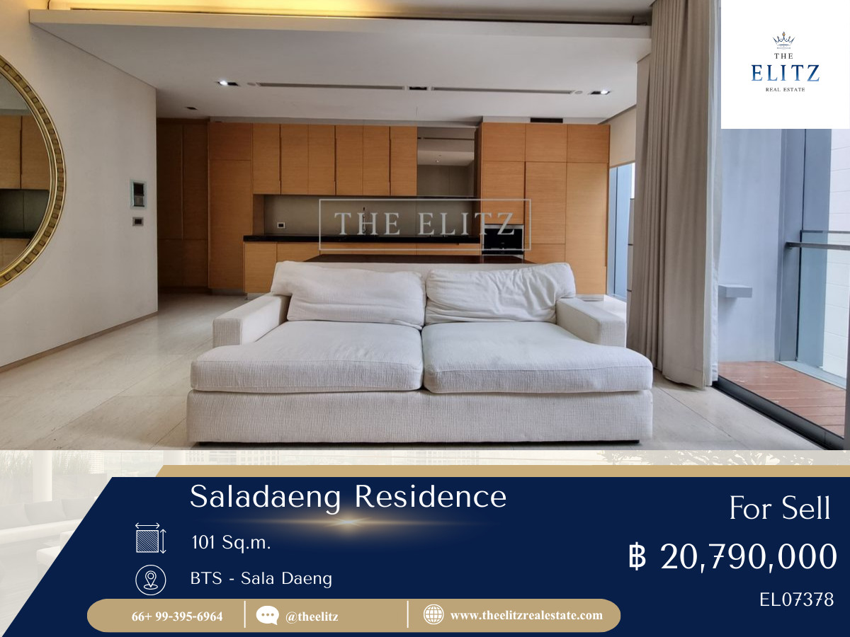 For SaleCondoSilom, Saladaeng, Bangrak : ✨ Luxury Hideaway in the heart of Sala Daeng Saladaeng Residences Design perfectly locked 😘
