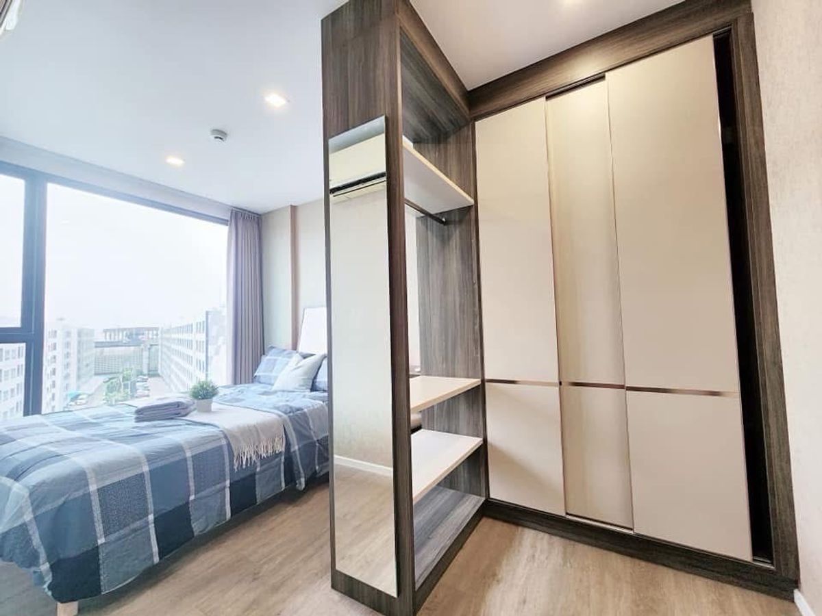 ให้เช่าคอนโดอ่อนนุช อุดมสุข : ว่างพร้อมอยู่ ที่ The Nest Sukhumvit 64 วิวเมือง อาคารหลัก ชั้น 8 ขนาด 30 ตรม. ราคา 15,000 บาท
