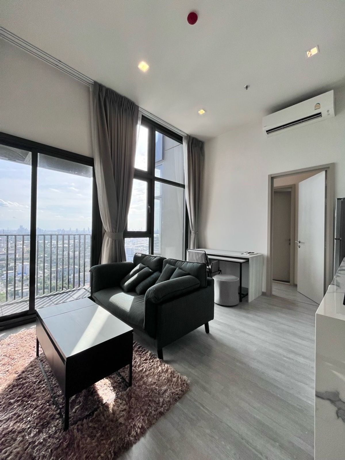 For RentCondoOnnut, Udomsuk : For rent 🔥 The line sukhumvit 101, high ceiling, 1 bedroom, 1 bathroom, book now 🔥