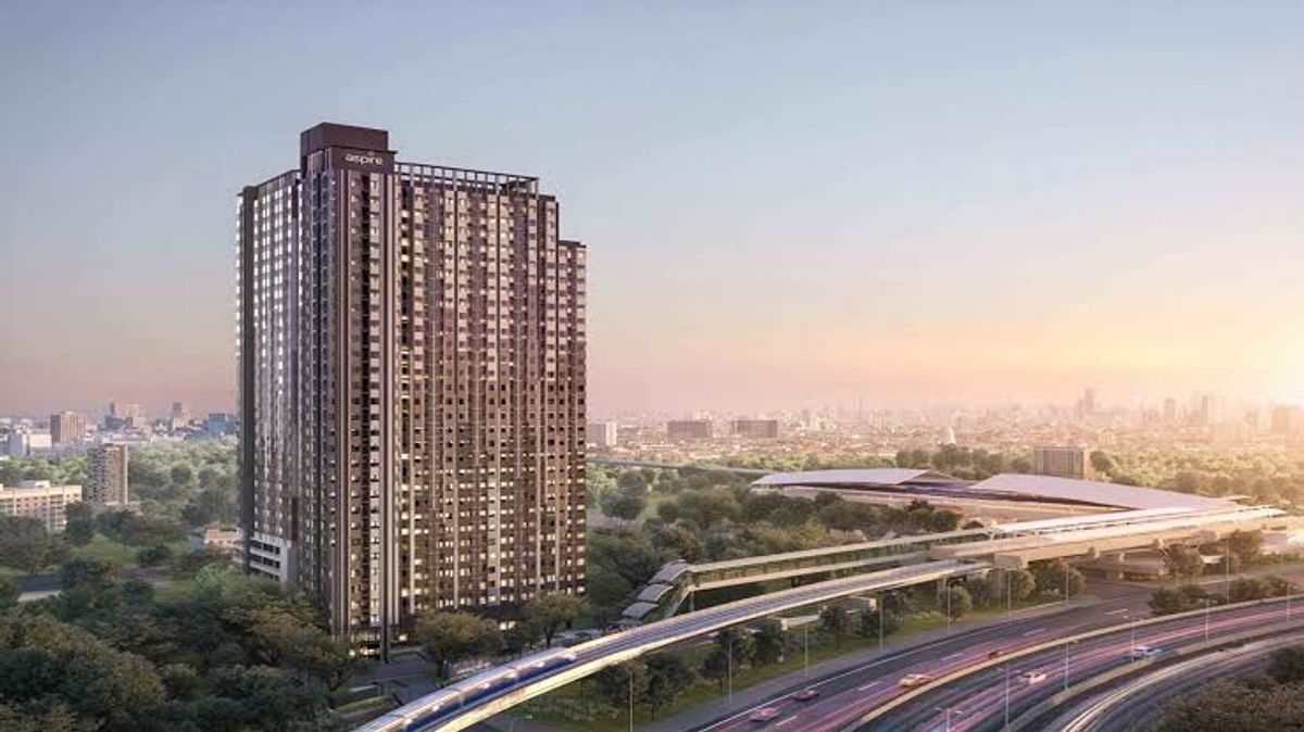 ขายคอนโดท่าพระ ตลาดพลู วุฒากาศ : ห้องมุม Aspire สาทร-ราชพฤกษ์ 1bedroom ห้องมุม วิวสระ 