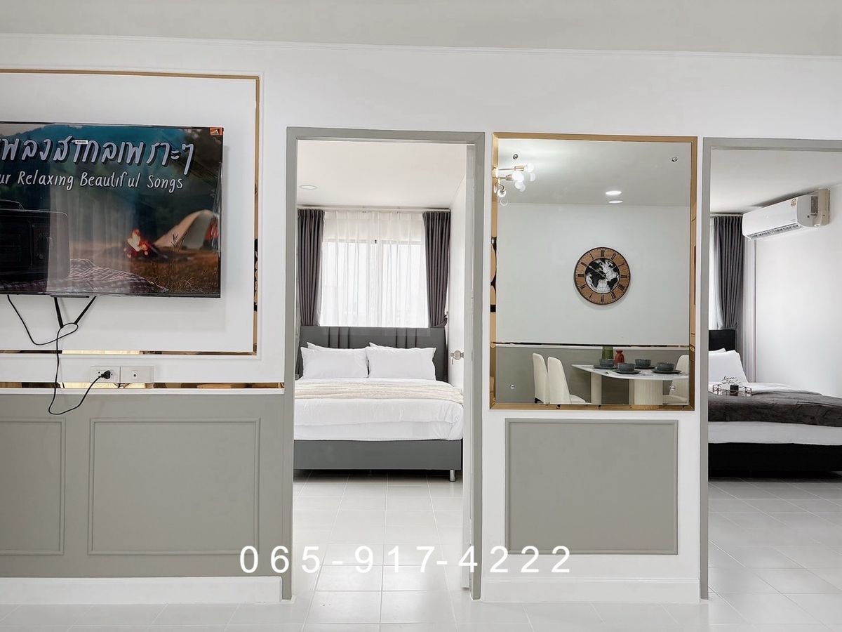 ขายคอนโดรามคำแหง หัวหมาก : 🔖 ห้องใหญ่ 2 ห้องนอน 2 ห้องน้ำ 72 ตารางเมตร พร้อมอยู่ทันที 2.59 ล้าน ถูกที่สุด บดินทร์ สวีท โฮม 🔖