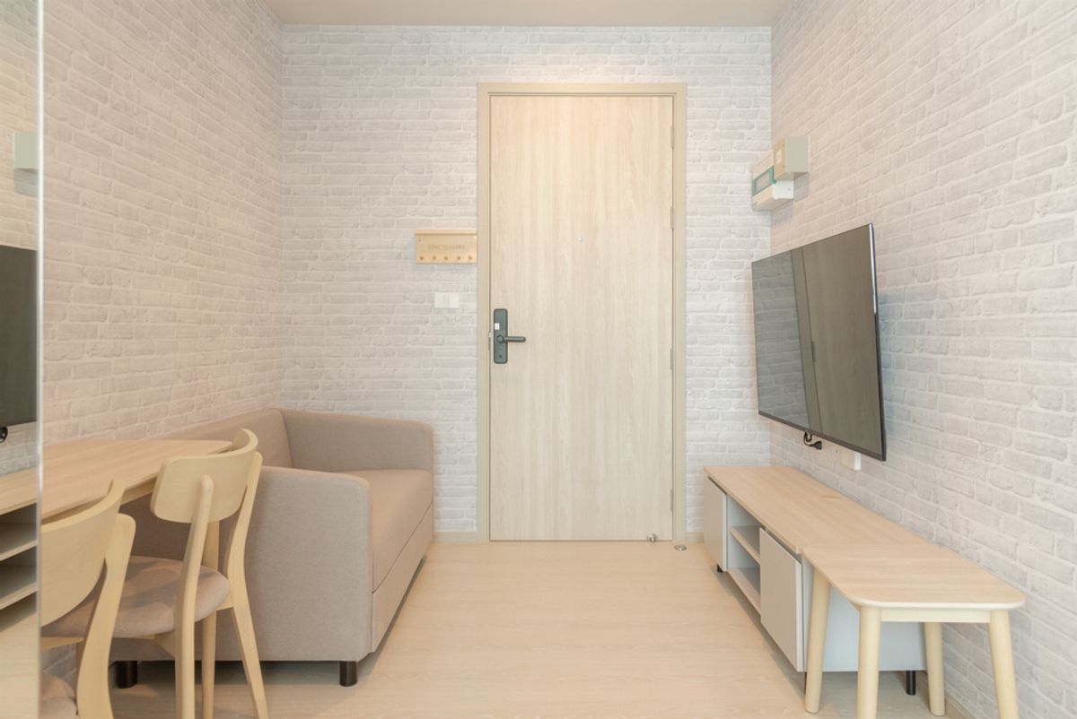 ให้เช่าคอนโดบางนา แบริ่ง ลาซาล : สอบถามโทร : 096-256-5559 Condo Nue Mega Plus Bangna ติดห้าง Mega Bangna 22.33 ตารางเมตร ชั้น10 ห้องใหม่เอี่ยม ตกแต่งครบ