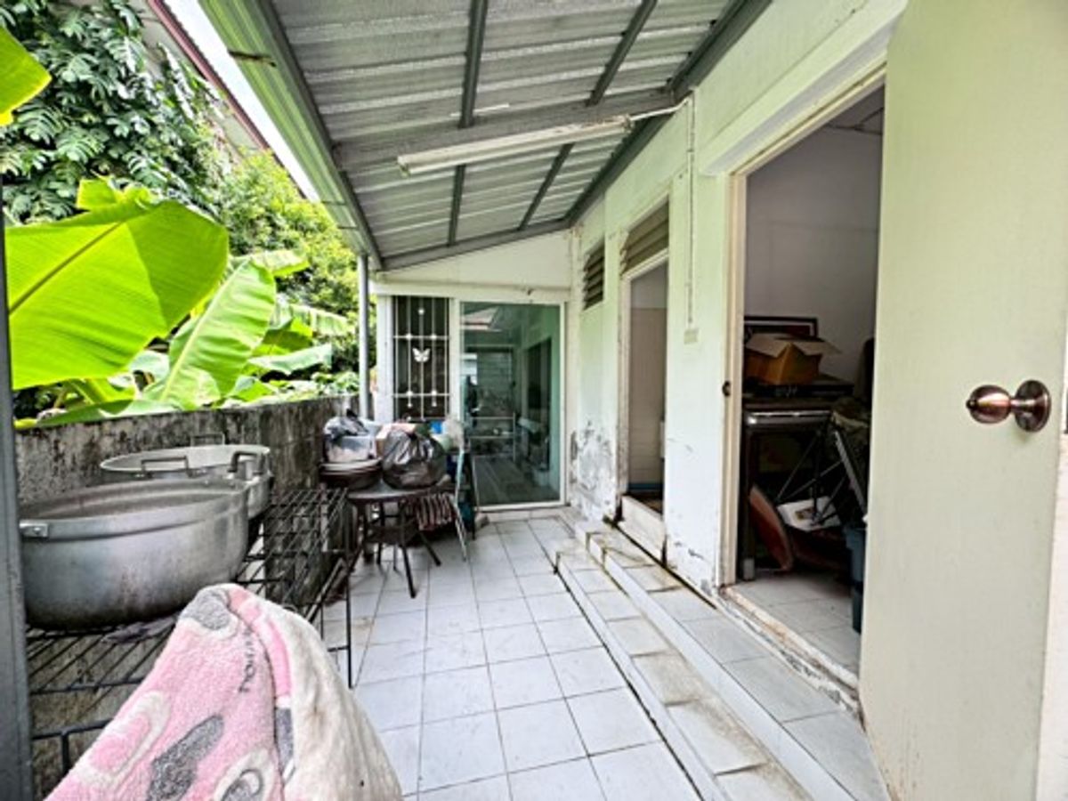 For SaleHouseNawamin, Ramindra : 2 storey detached house for sale, Chaiyapruek Ram Inthra Village A lot of back corner houses (N.1789)