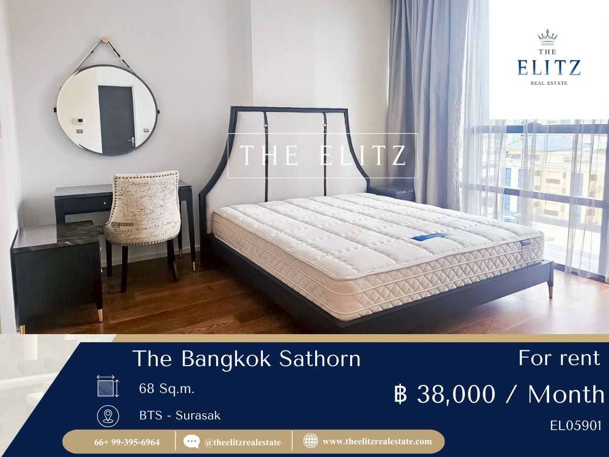 For RentCondoSathorn, Narathiwat : ✨ Luxury without showing off Because only people are knowing The Bangkok Sathorn. This room is super bang ✨