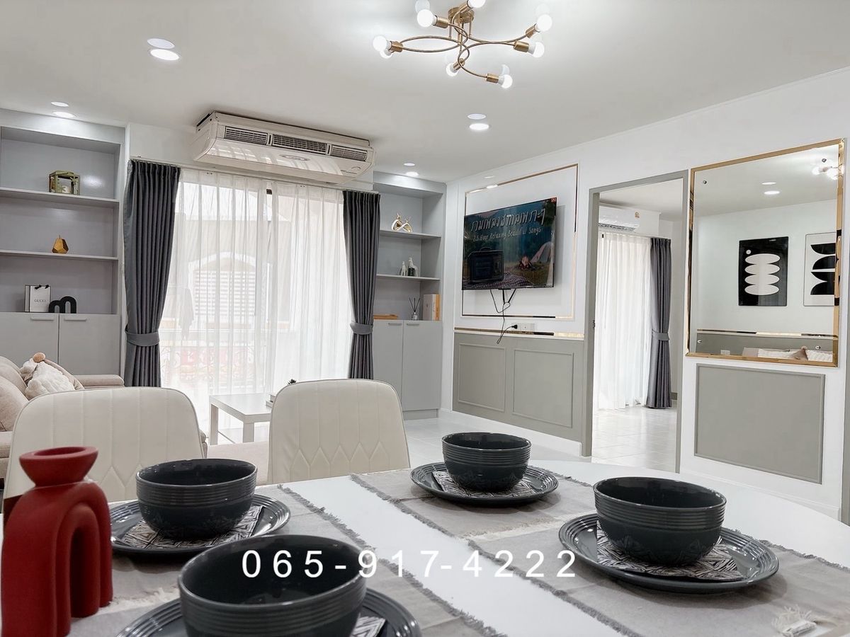 ขายคอนโดรามคำแหง หัวหมาก : 🔖 ห้องใหญ่ 2 ห้องนอน 2 ห้องน้ำ 72 ตารางเมตร พร้อมอยู่ทันที 2.59 ล้าน ถูกที่สุด บดินทร์ สวีท โฮม 🔖