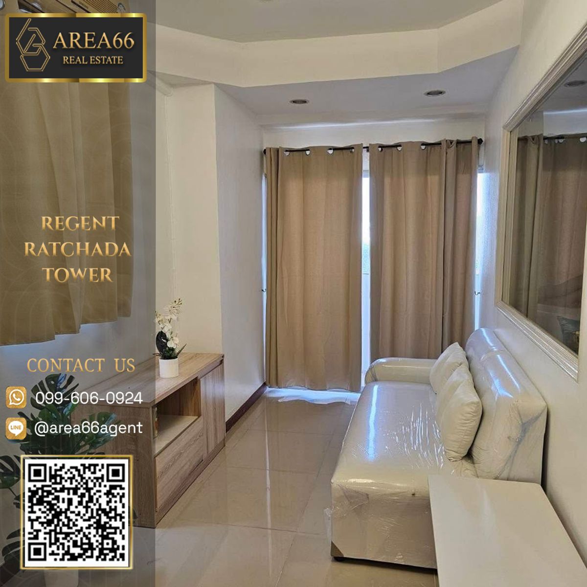 For SaleCondoRatchadapisek, Huaikwang, Suttisan : 🔥 Urgent sale !! Regent Ratchada Tower Condo
