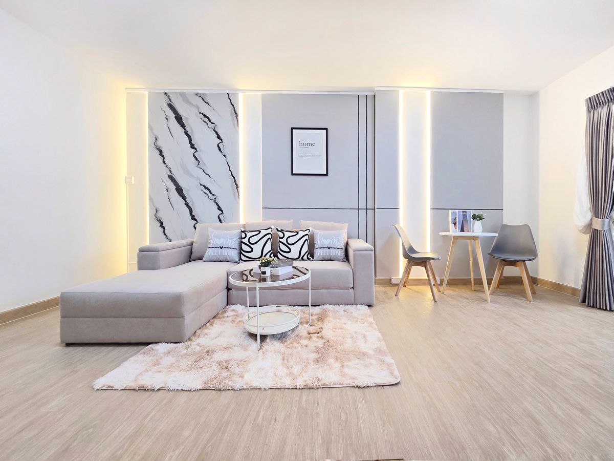 For SaleCondoRatchadapisek, Huaikwang, Suttisan : 🤩 Beautiful room, 2 bedrooms near The Street, Central Rama 9, newly decorated 💕 Beautiful at the cover, liking
