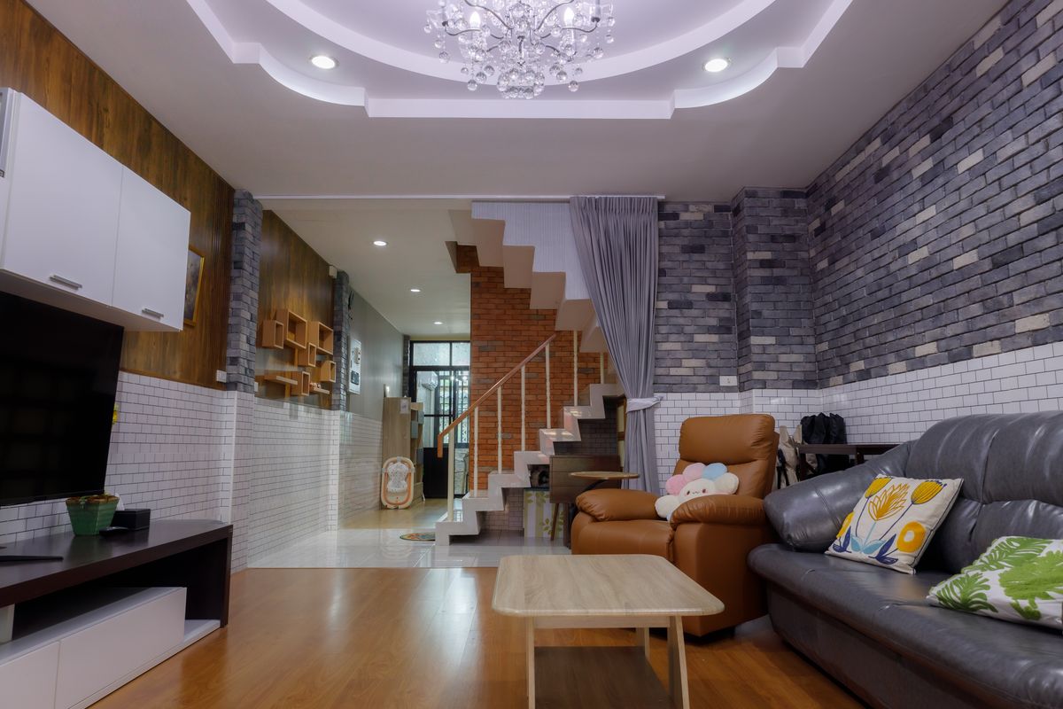 For RentTownhomeEakachai, Bang Bon : 3 -story townhouse, 1st rooftop With furniture