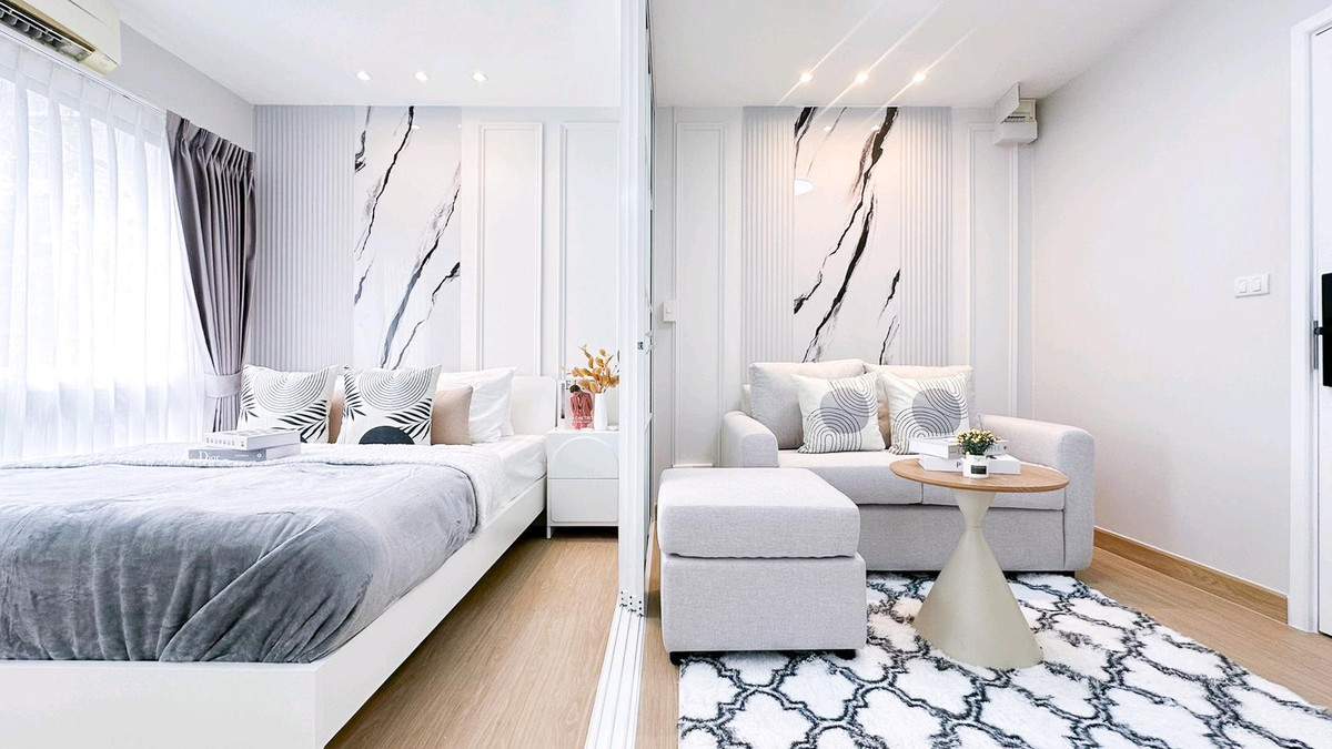 For SaleCondoLadprao101, Happy Land, The Mall Bang Kapi : 📣📣 No need to be expensive like anyone Choose that we will pay in installments. 🤩🤩 Beautiful, cheap, worth it.