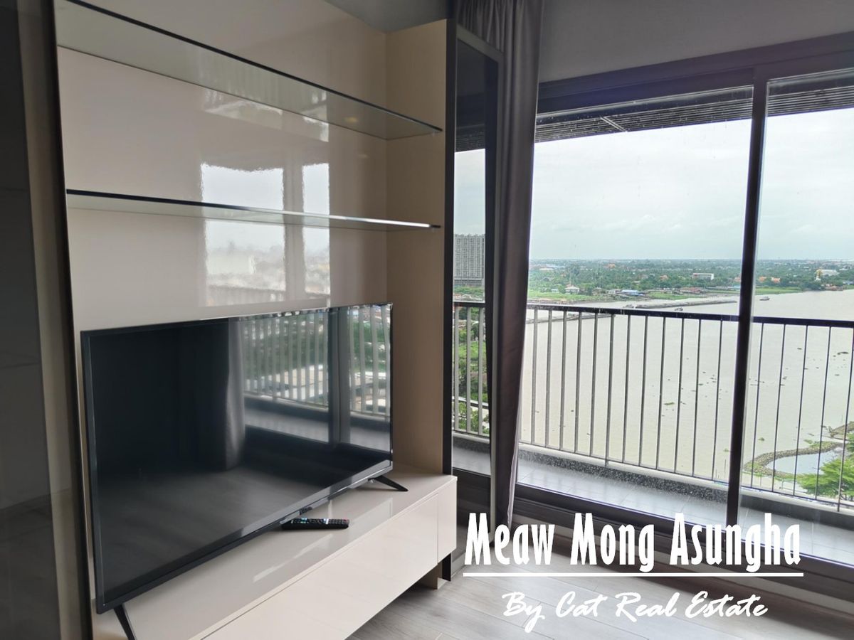 For RentCondoRattanathibet, Sanambinna : ✨ For rent The Politan Aqua – New room! The river view is more beautiful than the picture ✨