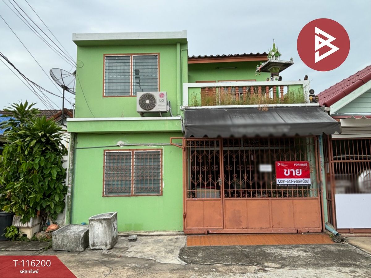 For SaleTownhomeSamut Prakan,Samrong : Townhouse for sale Fueng Fah Village Villa 1 Thepharak, Bang Mueang Samut Prakan