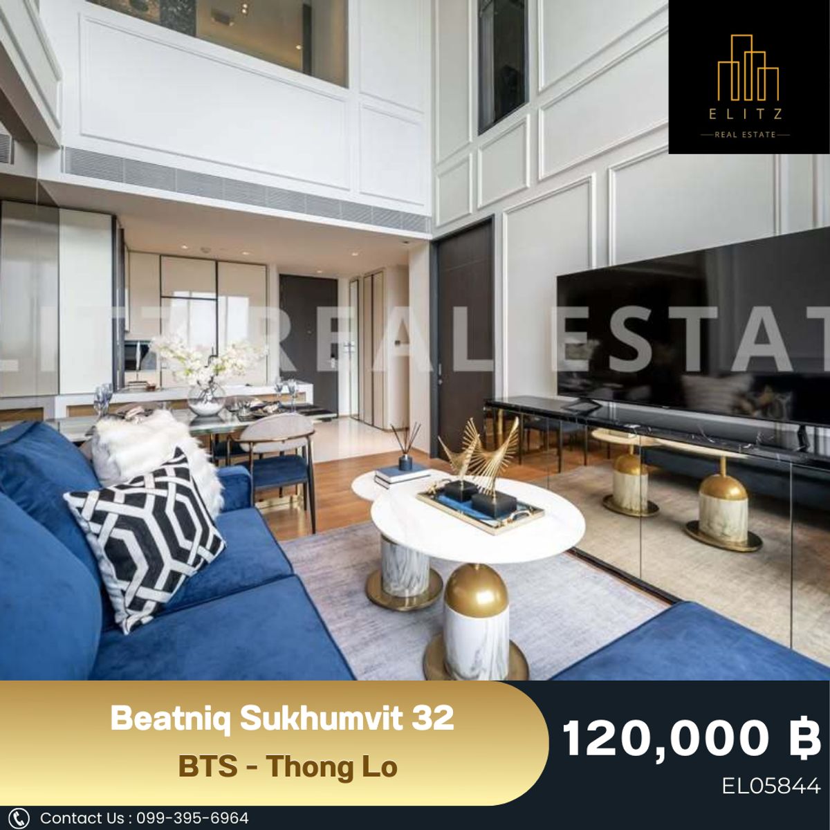 For RentCondoSukhumvit, Asoke, Thonglor : ✨ Luxurious, not many, quietly, with BeatniQ 32 class, ready to move in Be yourself in the best way ✔