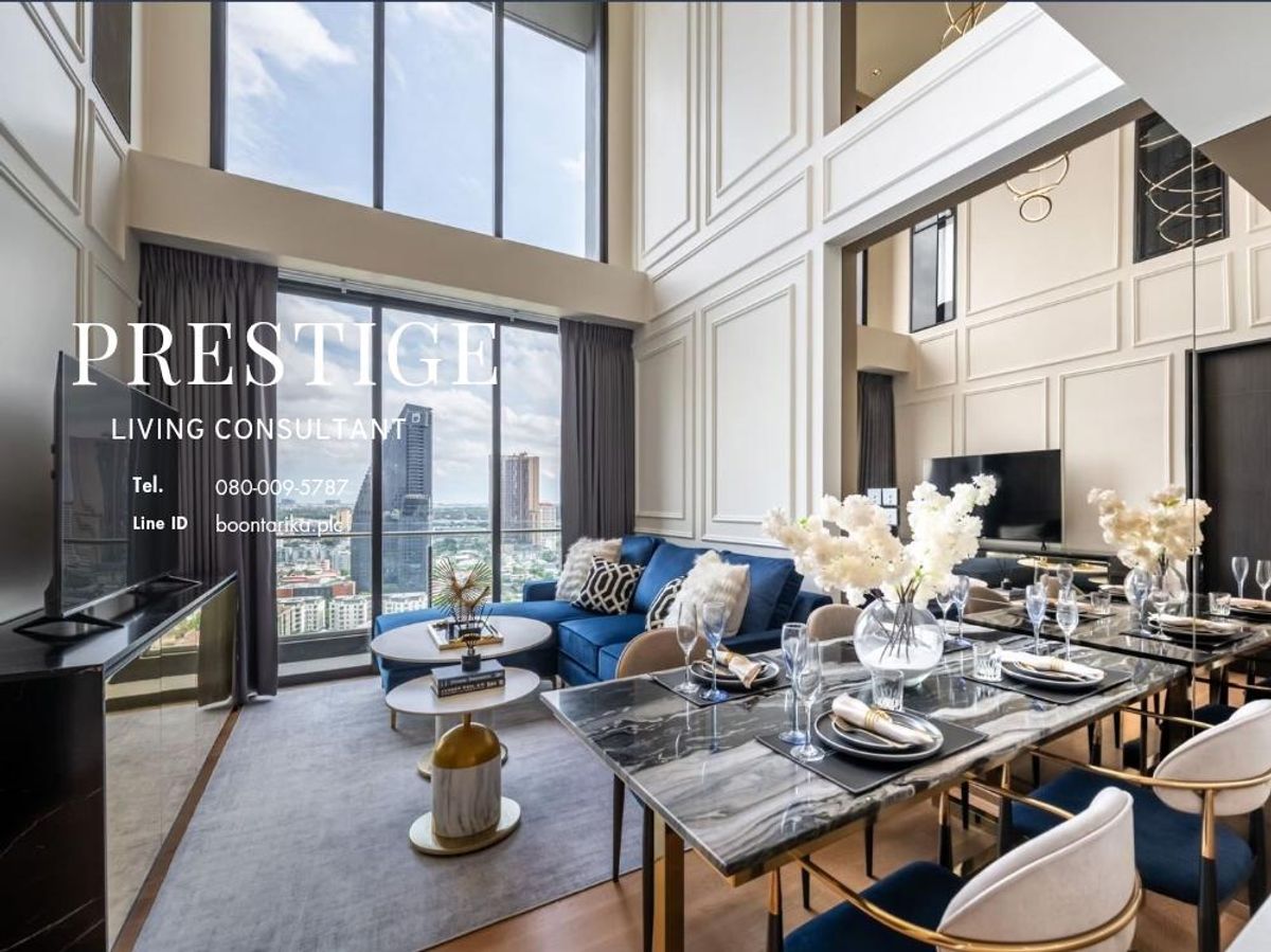 ให้เช่าคอนโดสุขุมวิท อโศก ทองหล่อ : 📌For RENT เช่า | BEATNIQ Sukhumvit 32 - 2BR (103 sqm) Duplex 120,000 THB/month