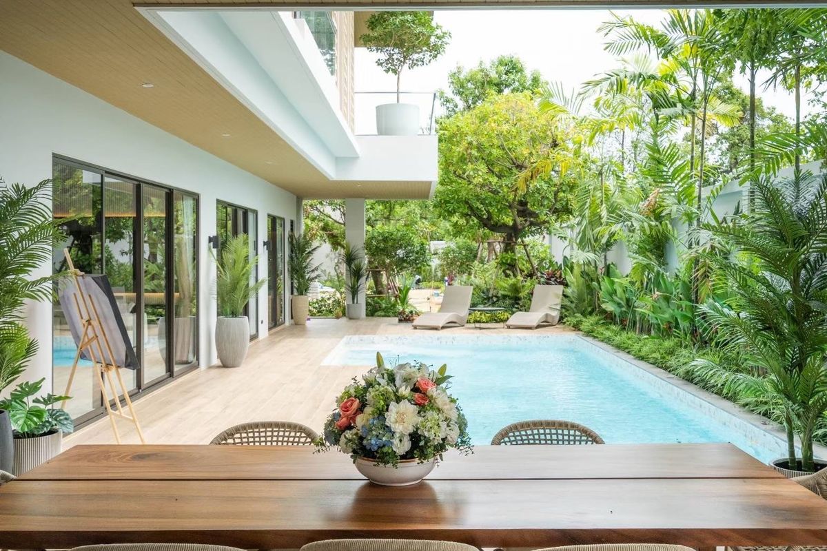 ขายปิ่นเกล้า จรัญสนิทวงศ์ : บ้านหรูราชพฤกษ์ พร้อม Pool Villa แต่งครบทั้งหลัง ใกล้ รร เด่นหล้า 🔖 39 ล้าน