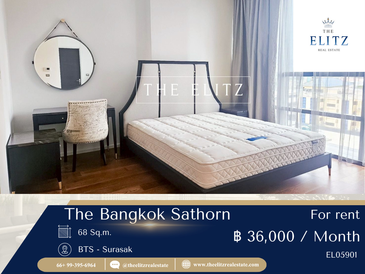 For RentCondoSathorn, Narathiwat : ✨ Luxury without showing off Because only people are knowing The Bangkok Sathorn. This room is super bang ✨